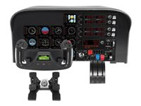 Logitech Multi Panel - Instrumentpanel till flygsimulator - kabelansluten - för PC 945-000009