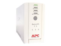APC Back-UPS CS 650 - UPS - AC 230 V - 400 Watt - 650 VA - RS-232, USB - utgångskontakter: 4 - beige BK650EI