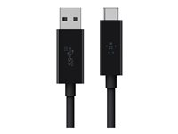 Belkin 3.1 USB-A to USB-C Cable - USB-kabel - USB typ A (hane) till 24 pin USB-C (hane) - USB 3.1 - 91.4 cm - svart F2CU029BT1M-BLK