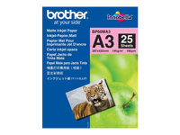 Brother BP - Matt - A3 (297 x 420 mm) - 145 g/m² - 25 ark papper - för Brother HL-J6000, MFC-J2340, J3540, J3940, J5340, J5630, J6583, J6983, J6995, J6997, J6999 BP60MA3