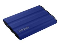 Samsung T7 Shield MU-PE1T0R - SSD - krypterat - 1 TB - extern (portabel) - USB 3.2 Gen 2 (USB-C kontakt) - 256 bitars AES - blå MU-PE1T0R/EU