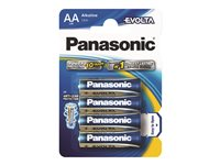 Panasonic Evolta - Batteri 4 x AA / LR6 - alkaliskt 00236499