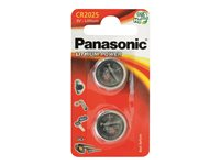 Panasonic Lithium Power - Batteri 2 x CR2025 - Li 2B370561