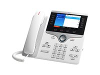 Cisco IP Phone 8851 - VoIP-telefon - SIP, RTCP, RTP, SRTP, SDP - 5 rader - vit CP-8851-W-K9=