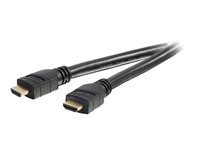 C2G 30m Active High Speed HDMI Cable In-Wall, CL3-Rated - HDMI-kabel - HDMI hane till HDMI hane - 30 m - dubbelt skärmad - svart 80549