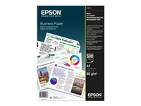 Epson Business Paper - A4 (210 x 297 mm) - 80 g/m² - 500 ark vanligt papper - för EcoTank ET-2850, 2851, 2856, 4850, L6460, L6490; WorkForce Pro RIPS WF-C879, WF-C5790 C13S450075