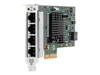 HPE 366T - Nätverksadapter - PCIe 2.1 x4 låg profil - Gigabit Ethernet x 4 - för Edgeline e920; ProLiant DL360 Gen10 811546-B21