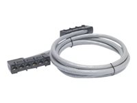 APC Data Distribution Cable - Nätverkskabel - TAA-kompatibel - RJ-45 (hona) till RJ-45 (hona) - 4.6 m - UTP - CAT 5e - stigare - grå DDCC5E-015