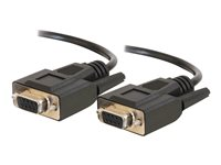 C2G - Seriell kabel - DB-9 (hona) till DB-9 (hona) - 3 m - formpressad, tumskruvar - svart 81364