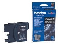 Brother LC1100HY-BK - 2-pack - Lång livslängd - svart - original - blister - bläckpatron - för Brother DCP-6690CW, MFC-5890CN, MFC-6490CW, MFC-6890CDW LC1100HYBKBP2DR