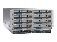 Cisco UCS 5108 Blade Server Chassis - Kan monteras i rack - 6U - upp till 8 blad - nätaggregat - hot-plug 2500 Watt - med UCS 6324 Fabric Interconnect UCS-MINI-SEED-5108