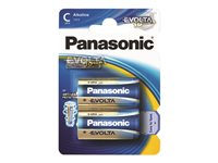 Panasonic Evolta - Batteri 2 x LR14-/C-typ - alkaliskt 00226899