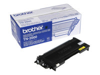 Brother TN2000 - Svart - original - tonerkassett - för Brother DCP-7010, DCP-7010L, DCP-7025, MFC-7225n, MFC-7420, MFC-7820N; FAX-2820, 2825 TN2000