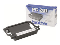 Brother PC201 - Svart - färgband - för Brother MFC-1770, MFC-1780, MFC-1870, MFC-1970; IntelliFAX 1170, 1270, 1570, 1575 PC201